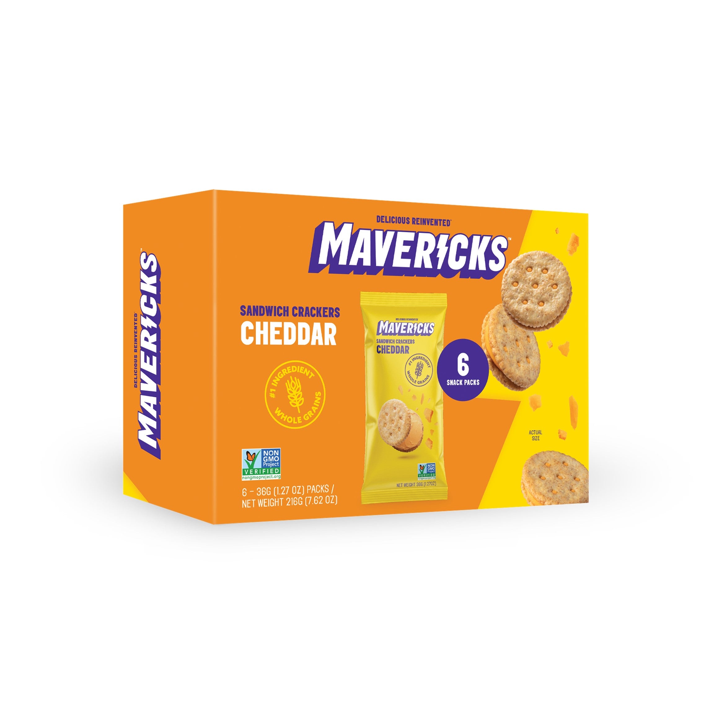 Cheddar Sandwich Crackers, Snack Packs
