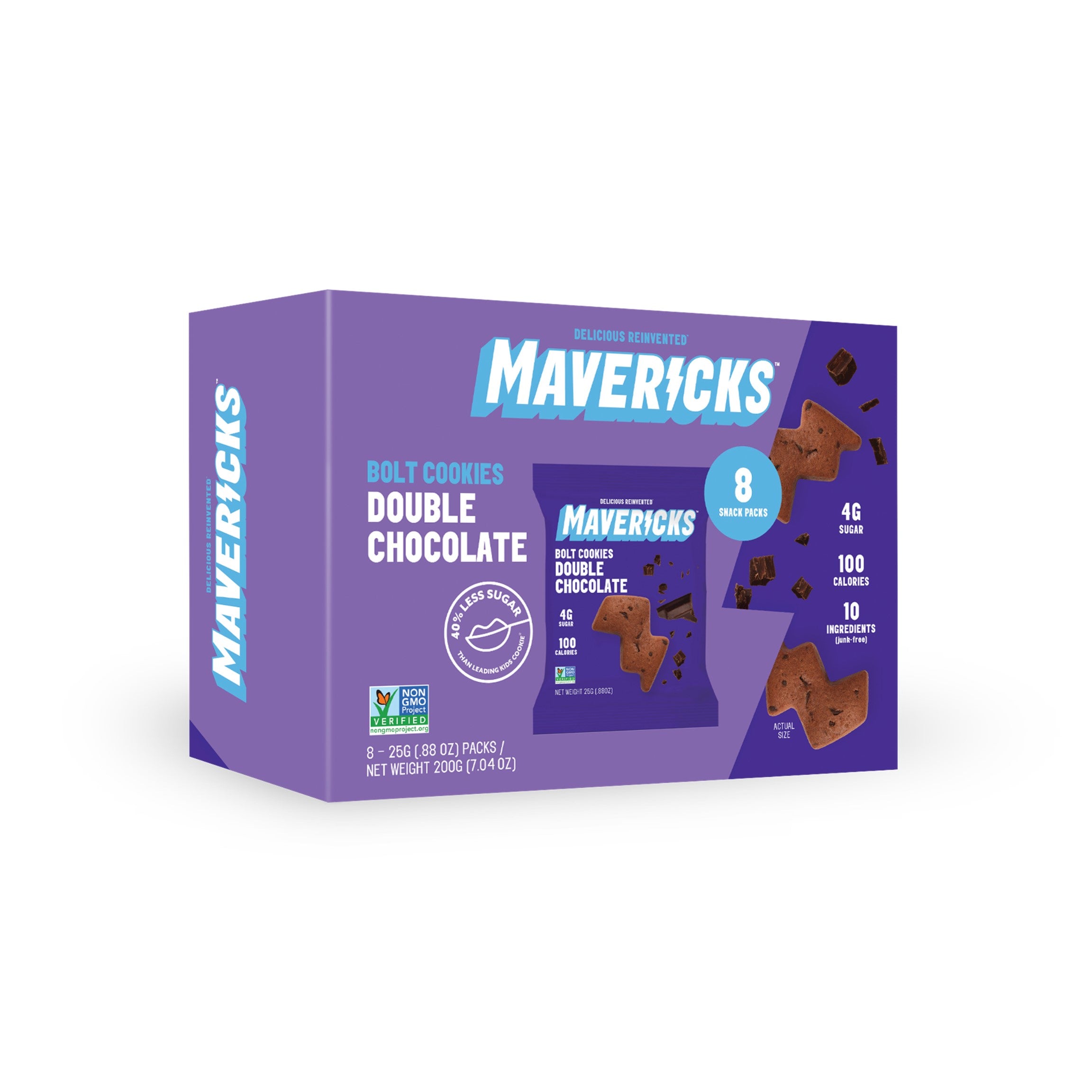 Double Chocolate Bolt Cookies, Snack Packs