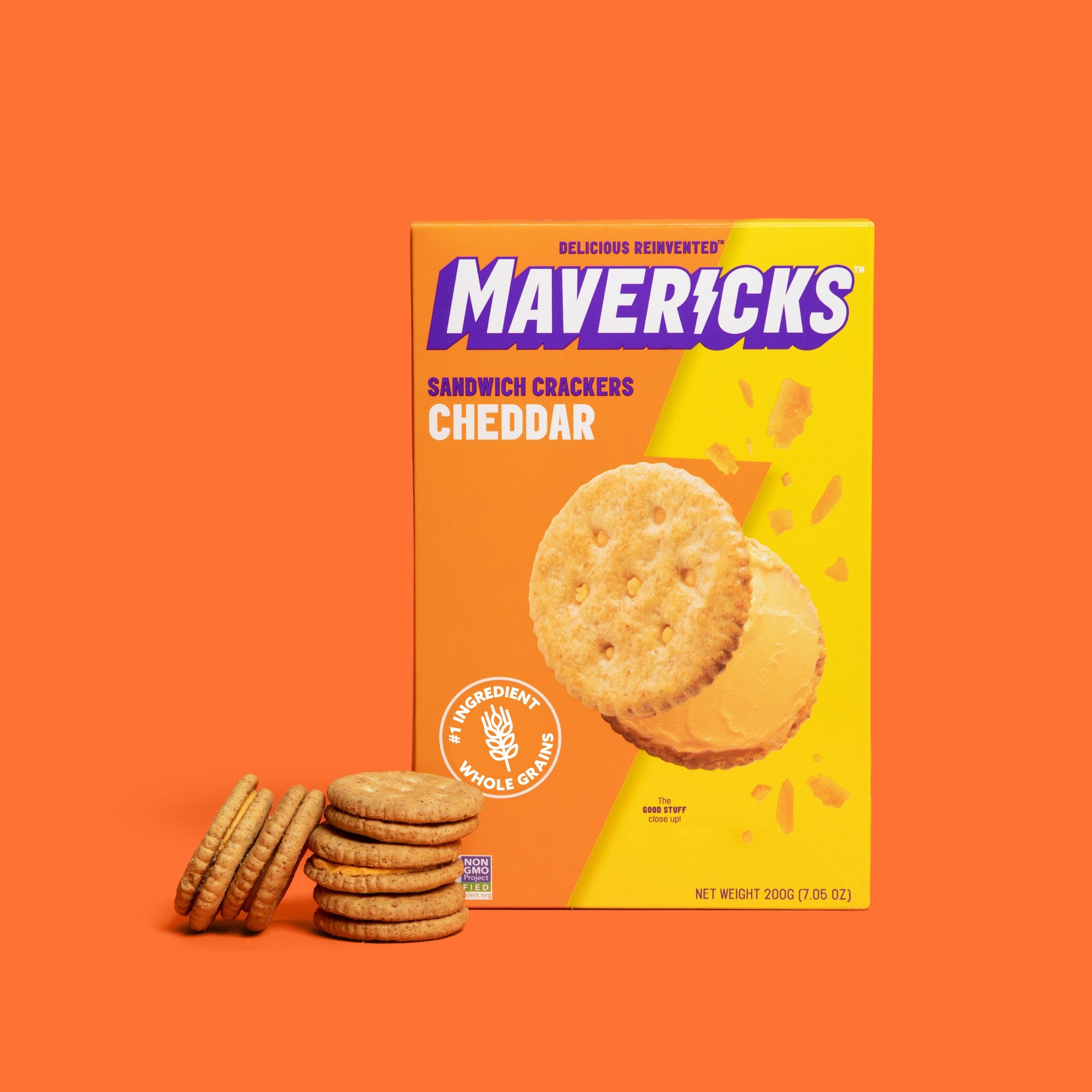 Cheddar Sandwich Crackers, 7oz